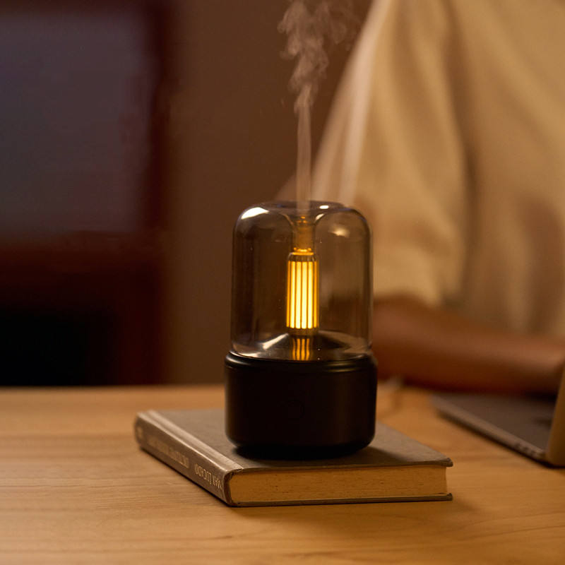 Skanto | Aromatherapie-Luftbefeuchter mit Kerzenlicht-Effekt
