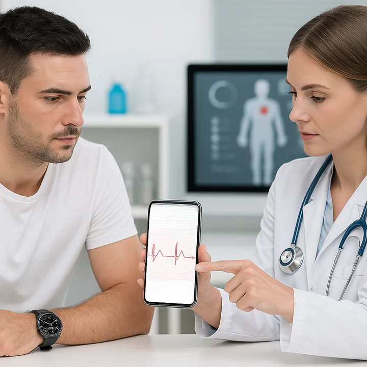 Skanto | CardioSense – Medizinische EKG-Smartwatch mit Osram-Sensor und 24/7 Gesundheitsüberwachung