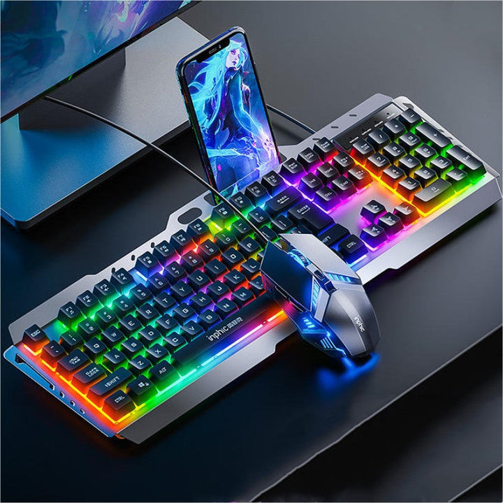 Skanto | Mechanische Tastatur und Maus Set aus Metall