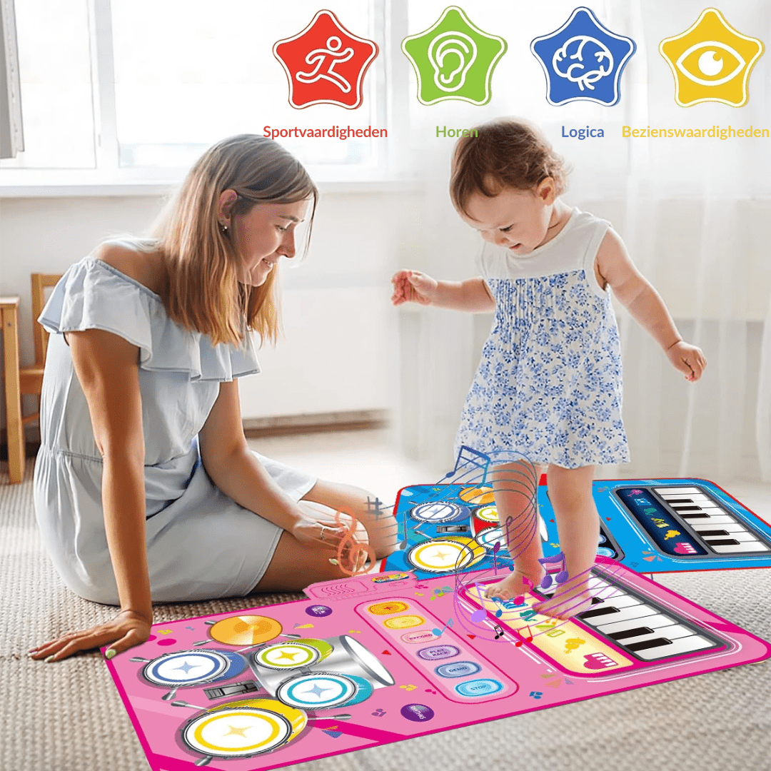 Skanto | Interaktive Musikmatte für Kinder mit 5 Instrumenten