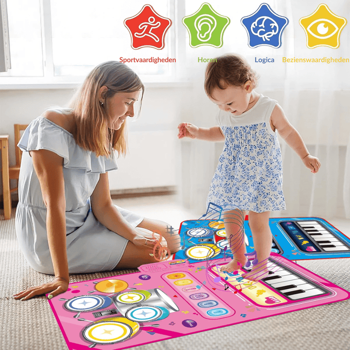 Skanto | Interaktive Musikmatte für Kinder mit 5 Instrumenten