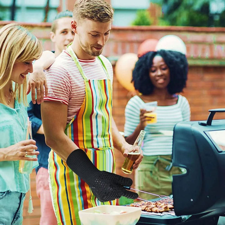 Skanto | Extrem hitzebeständige BBQ-Handschuhe für sicheres Grillen