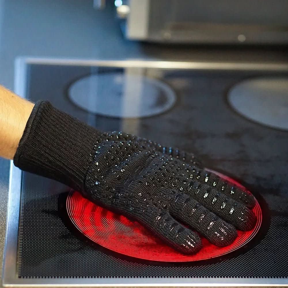 Skanto | Extrem hitzebeständige BBQ-Handschuhe für sicheres Grillen