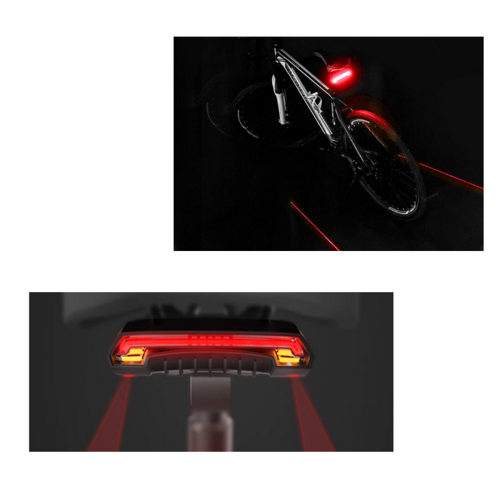 Fahrrad-Rücklicht mit Blinkern