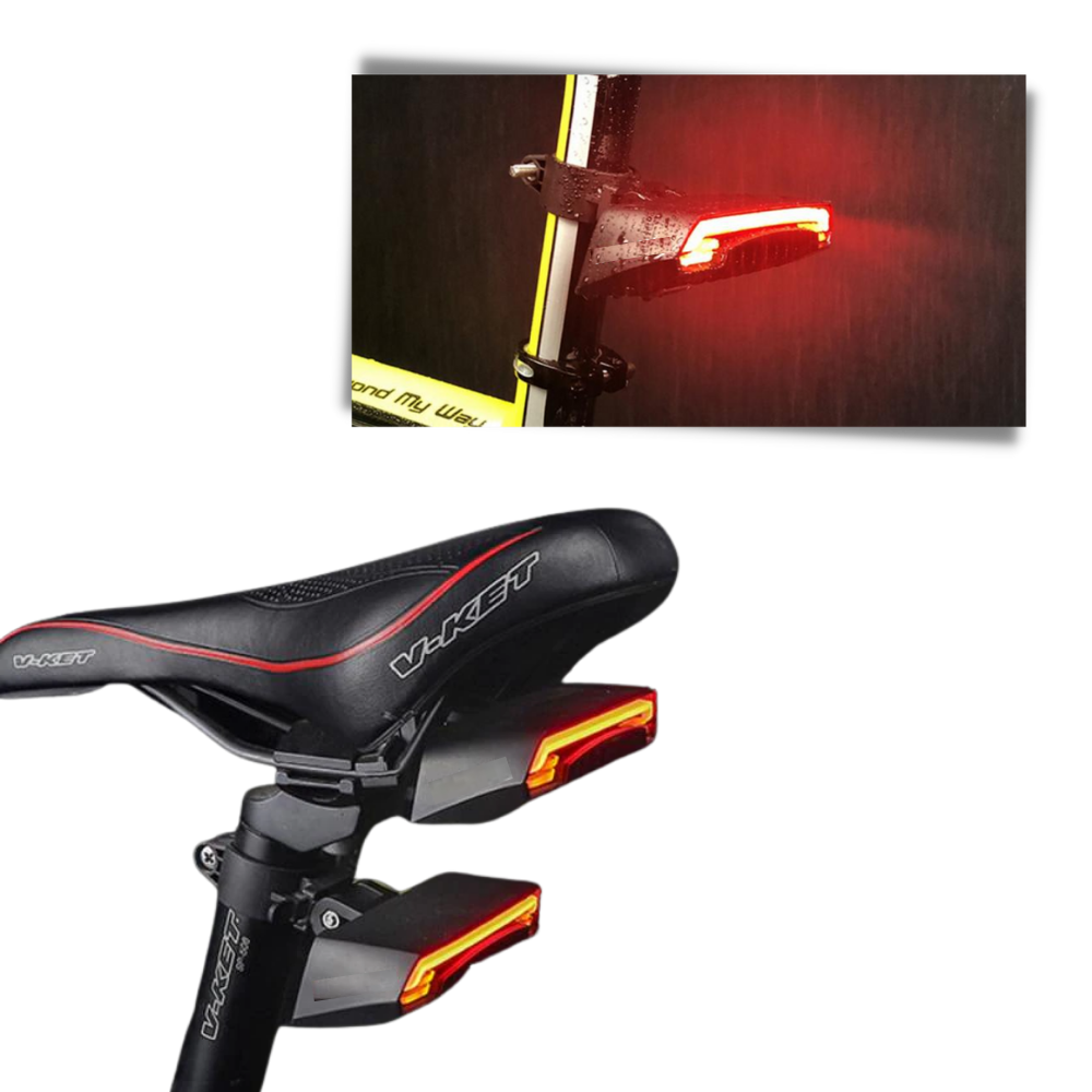 Fahrrad-Rücklicht mit Blinkern