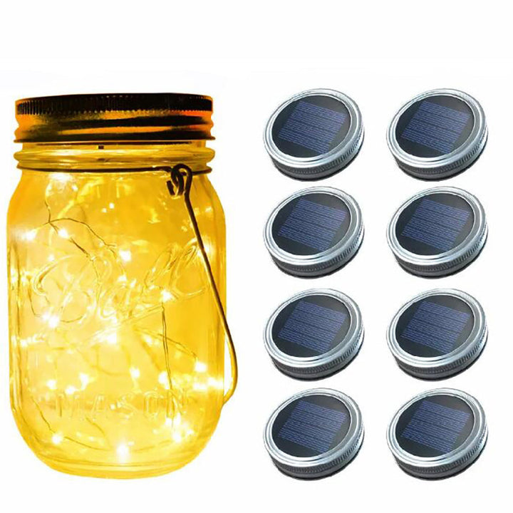 Skanto | Moderne Einfache Wasserdichte Solar-Stern-Flaschen-Zylinder-Edelstahl-Glas-LED-Außenleuchte für den Garten
