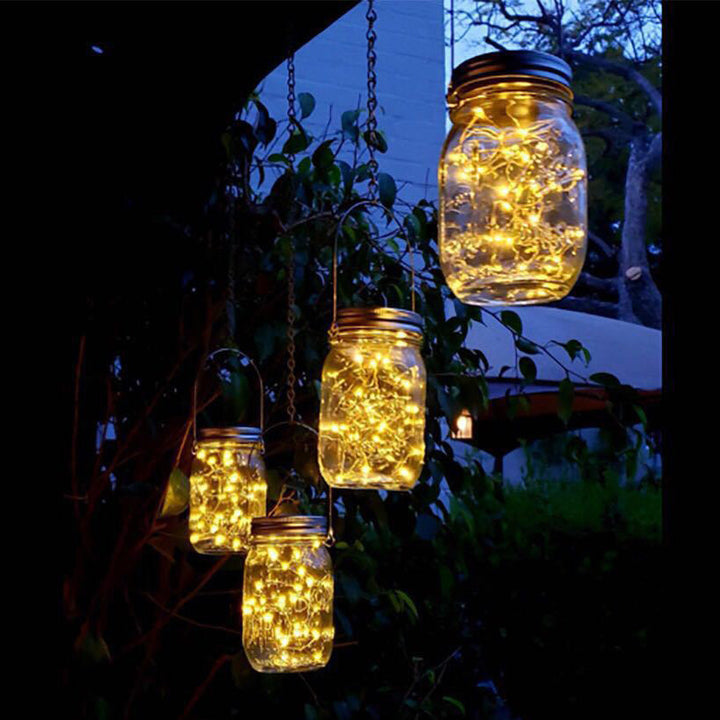 Skanto | Moderne Einfache Wasserdichte Solar-Stern-Flaschen-Zylinder-Edelstahl-Glas-LED-Außenleuchte für den Garten