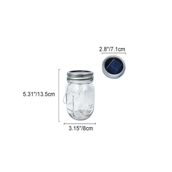Skanto | Moderne Einfache Wasserdichte Solar-Stern-Flaschen-Zylinder-Edelstahl-Glas-LED-Außenleuchte für den Garten