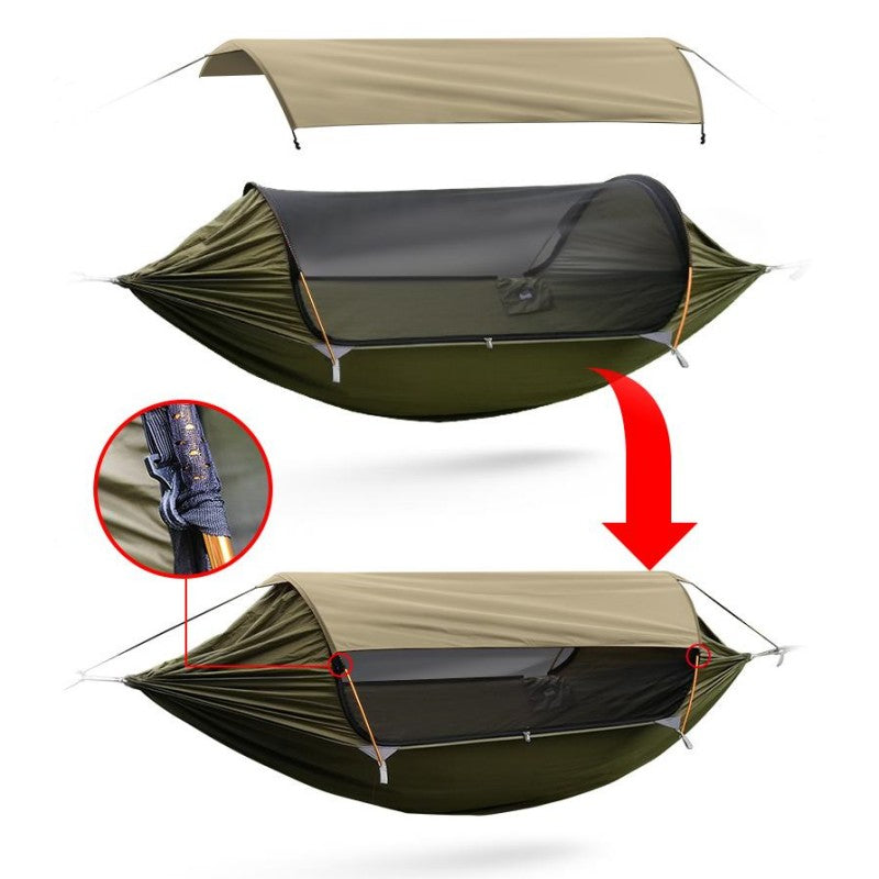 Skanto | Outdoor Anti-Kipp-, Mückenschutz-, Sonnenschutz-Hängematte