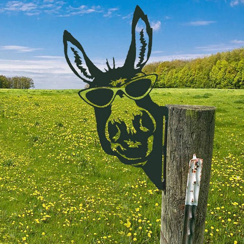 Skanto | Bauernhof-Deko – PeepFarm – Realistisches Tierdesign – Gartenmetallkunst