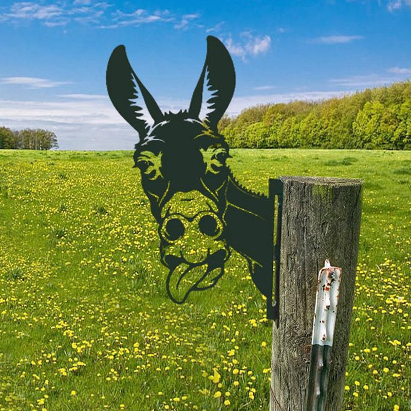Skanto | Bauernhof-Deko – PeepFarm – Realistisches Tierdesign – Gartenmetallkunst