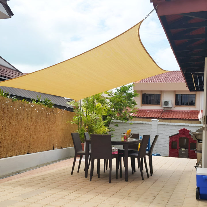 Skanto | Wasserdichtes Sonnensegel – UV-Schutz für Balkon, Garten oder Terrasse (Dreieckig oder Quadratisch)