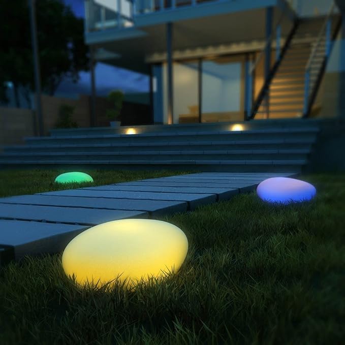 Skanto | Frendorf – Solar-Pflasterstein-Gartenleuchte