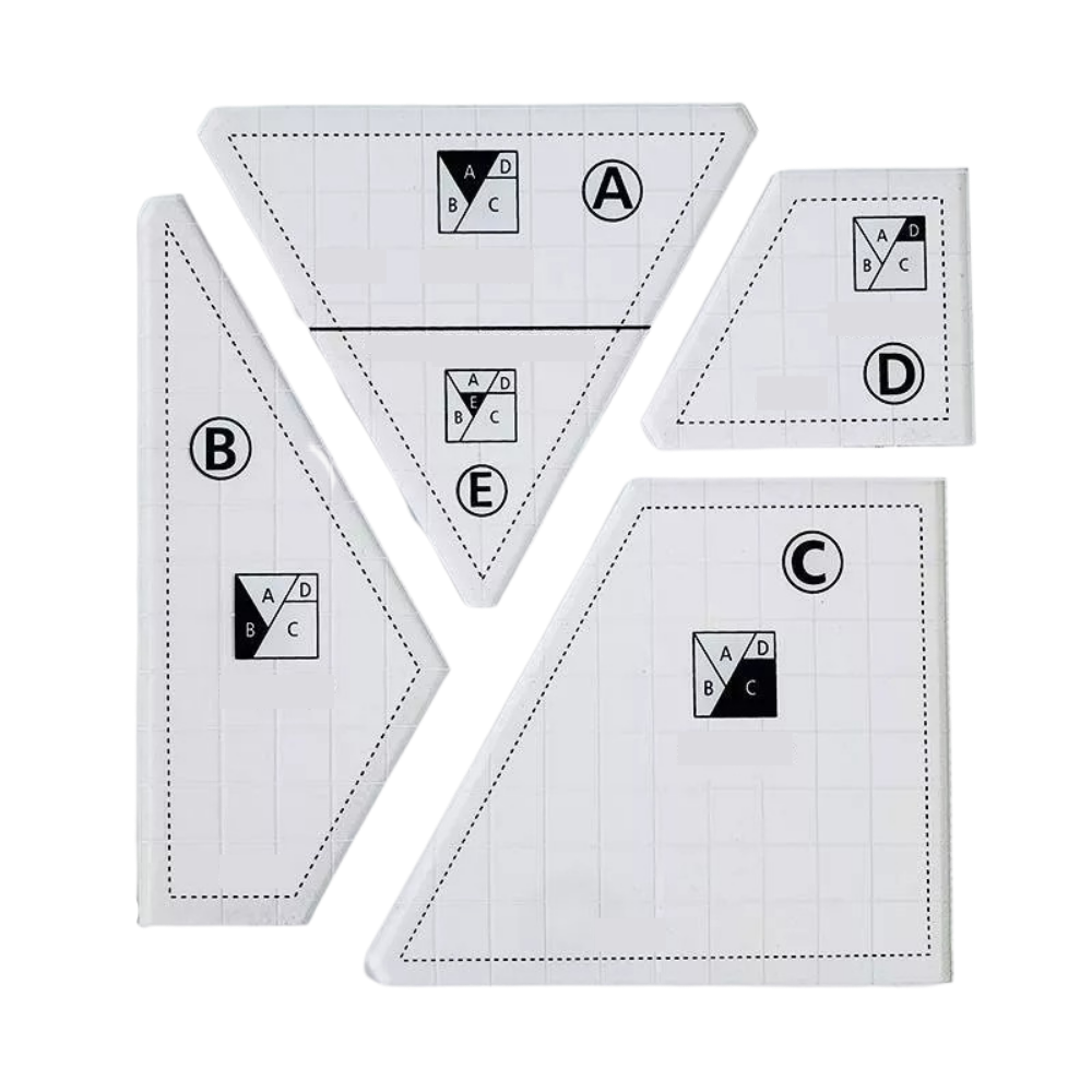 Kreative Quilt-Schablone