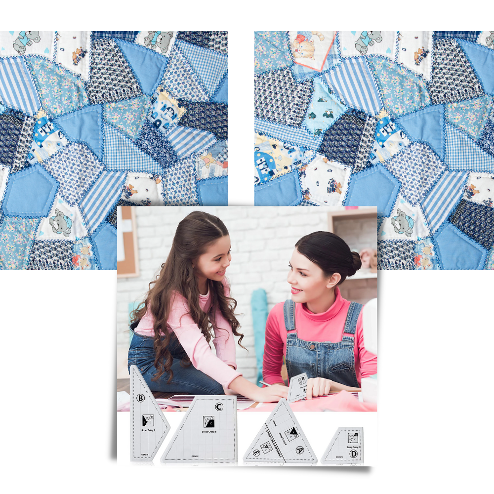 Kreative Quilt-Schablone