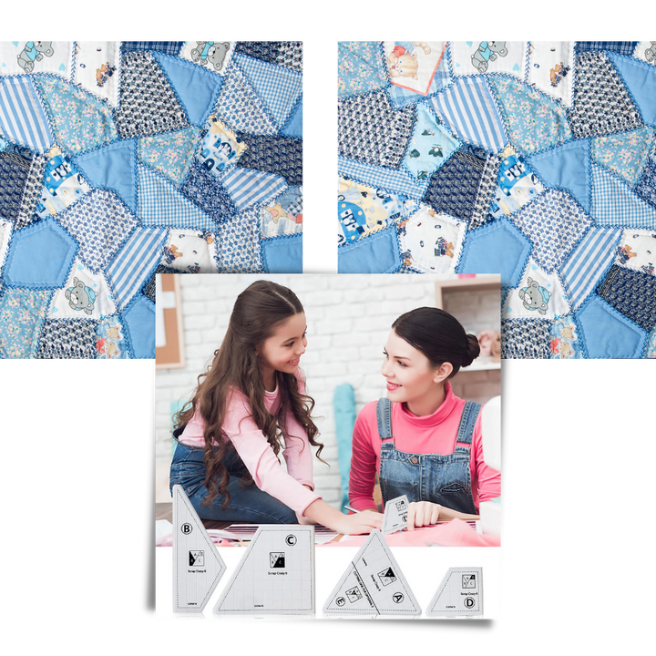 Kreative Quilt-Schablone