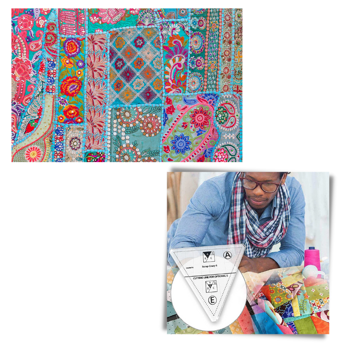 Kreative Quilt-Schablone