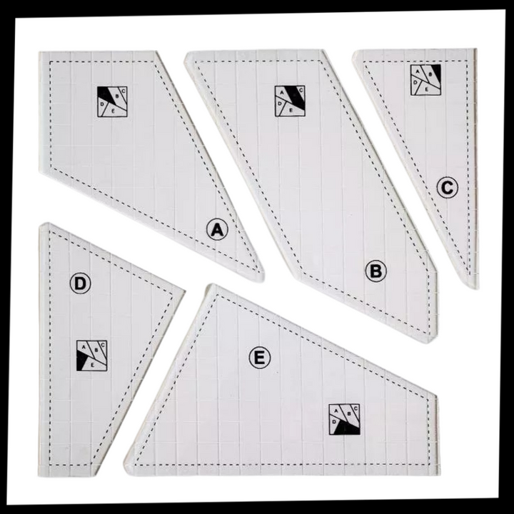 Kreative Quilt-Schablone