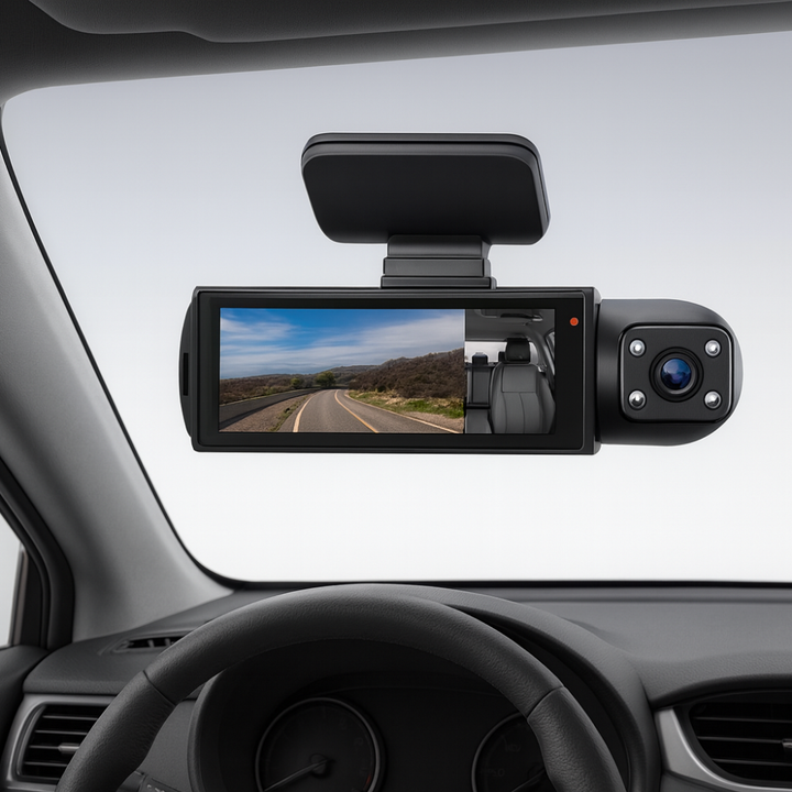 Skanto | Dual-Objektiv WiFi Dashcam Nachtsicht-Aufnahme