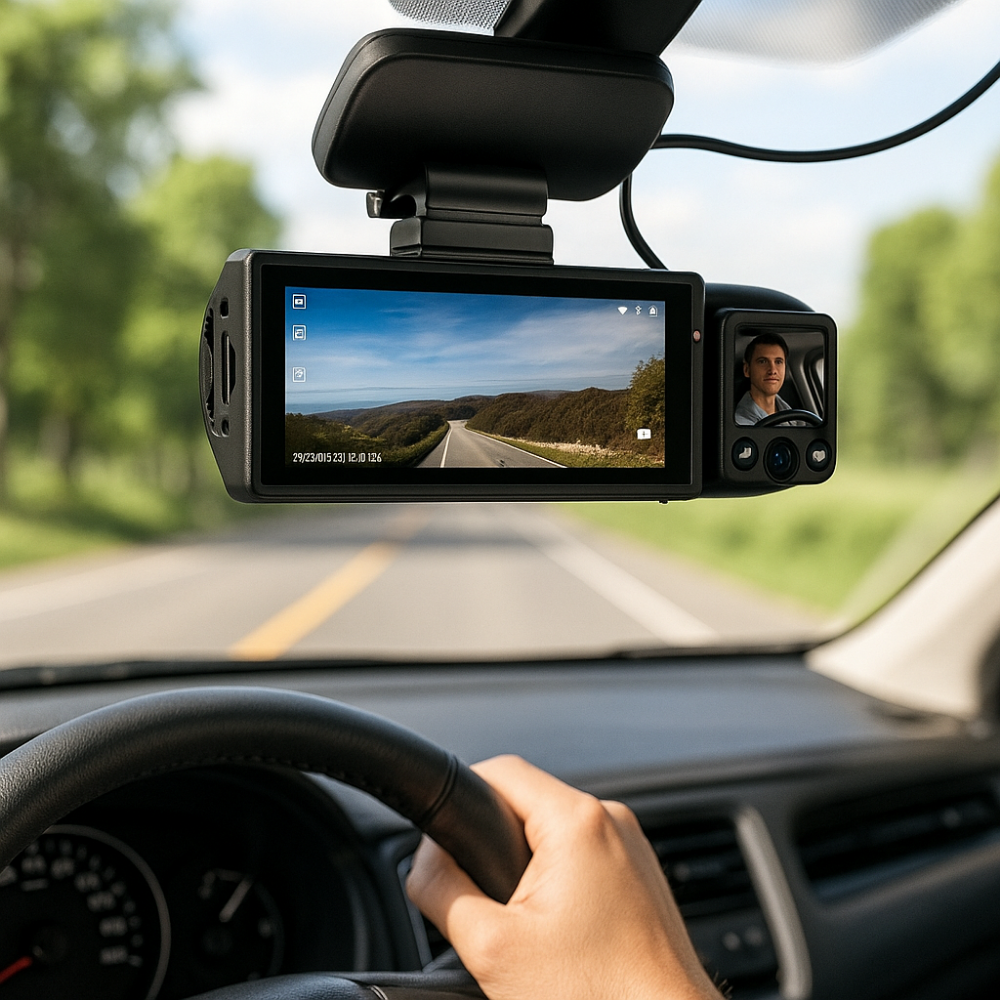 Skanto | Dual-Lens WiFi Dashcam Night Vision Recording