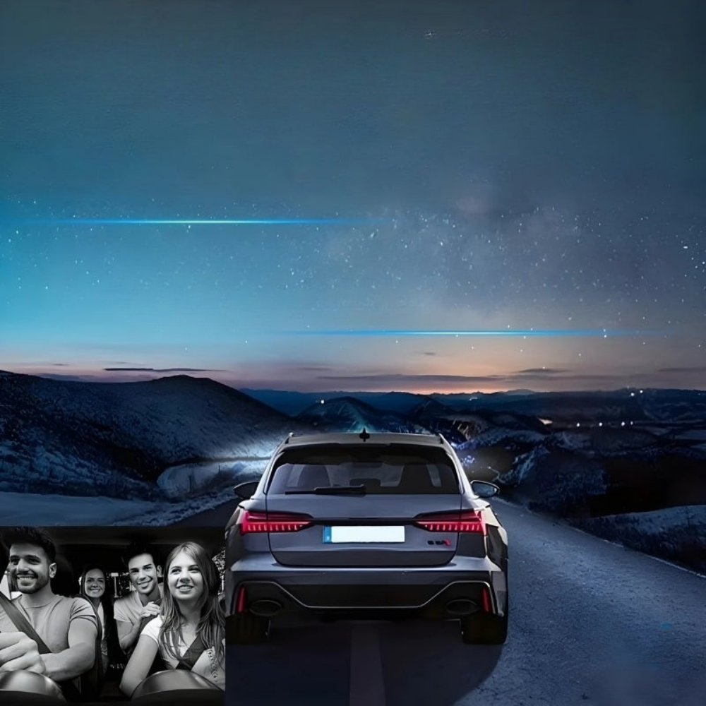 Skanto | Dual-Lens WiFi Dashcam Night Vision Recording
