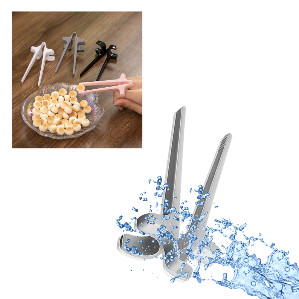 Ergonomische Finger-Essstäbchen
