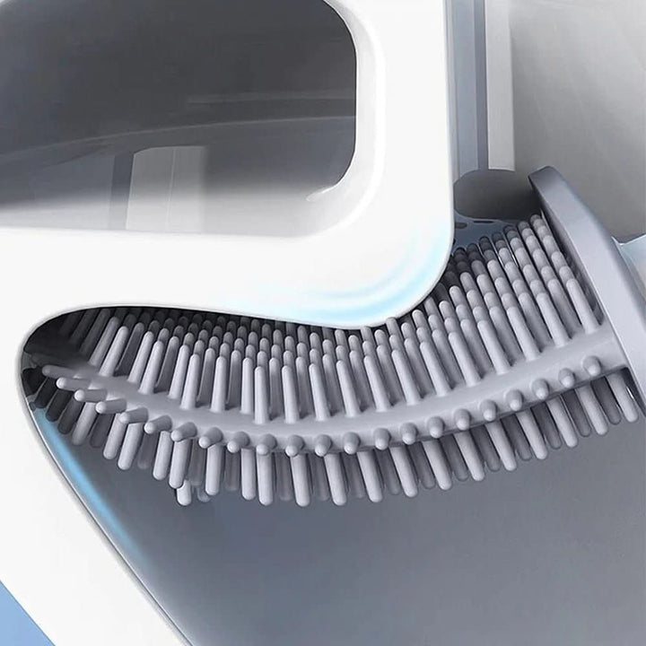 Skanto | Hygienische Silikon-Toilettenbürste mit Wandhalterung