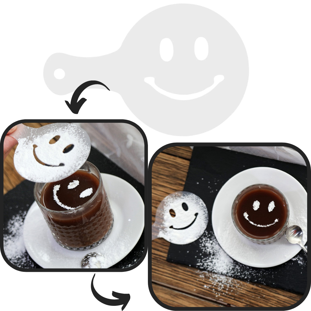 Kaffee-Schablonen (16 Stk.)