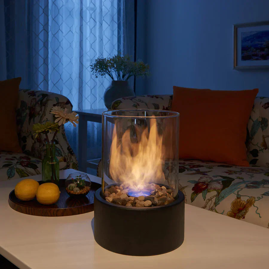 Skanto | Rauchfreier Tisch-Bioethanol-Kamin – Echte Flammen mit skandinavischem Design