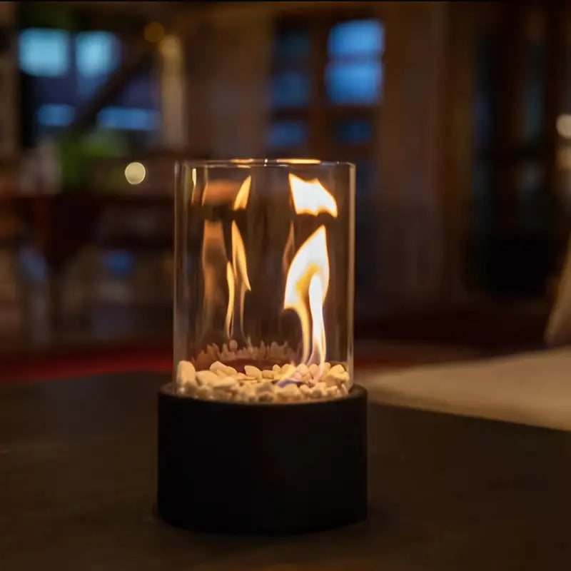 Skanto | Rauchfreier Tisch-Bioethanol-Kamin – Echte Flammen mit skandinavischem Design