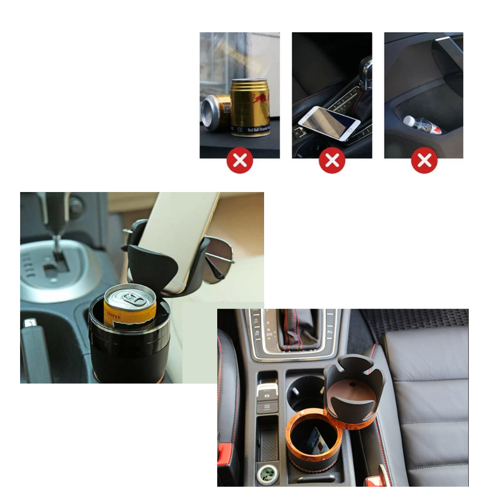 Multifunktionaler Getränkehalter-Adapter