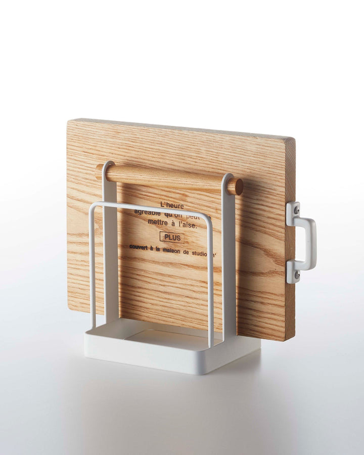 Skanto | Schneidebrettständer – Stahl + Holz