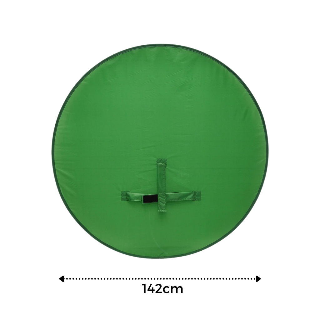 Faltbarer Green Screen für Stuhl