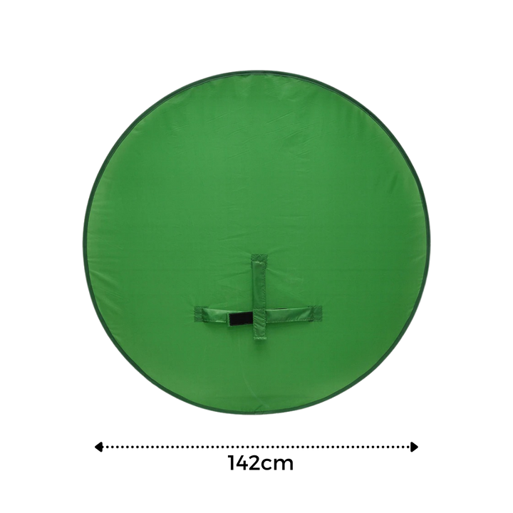 Faltbarer Green Screen für Stuhl