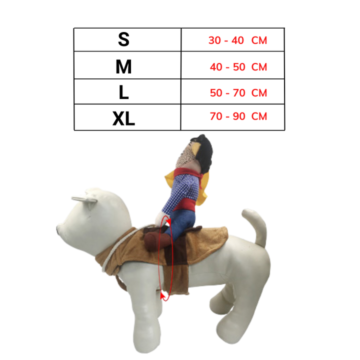 Cowboy-Hundekostüm