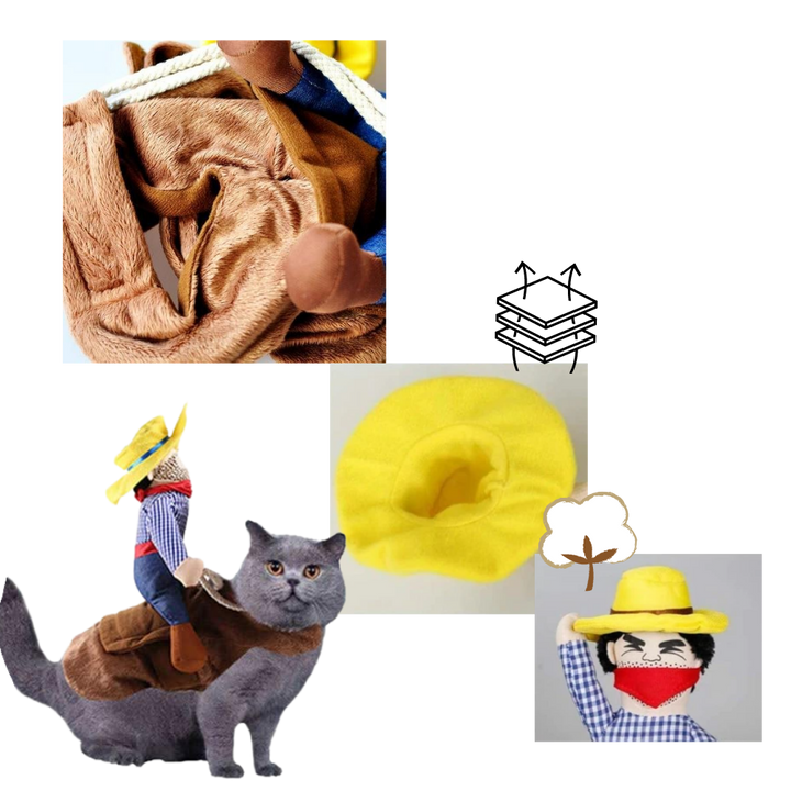 Cowboy-Hundekostüm