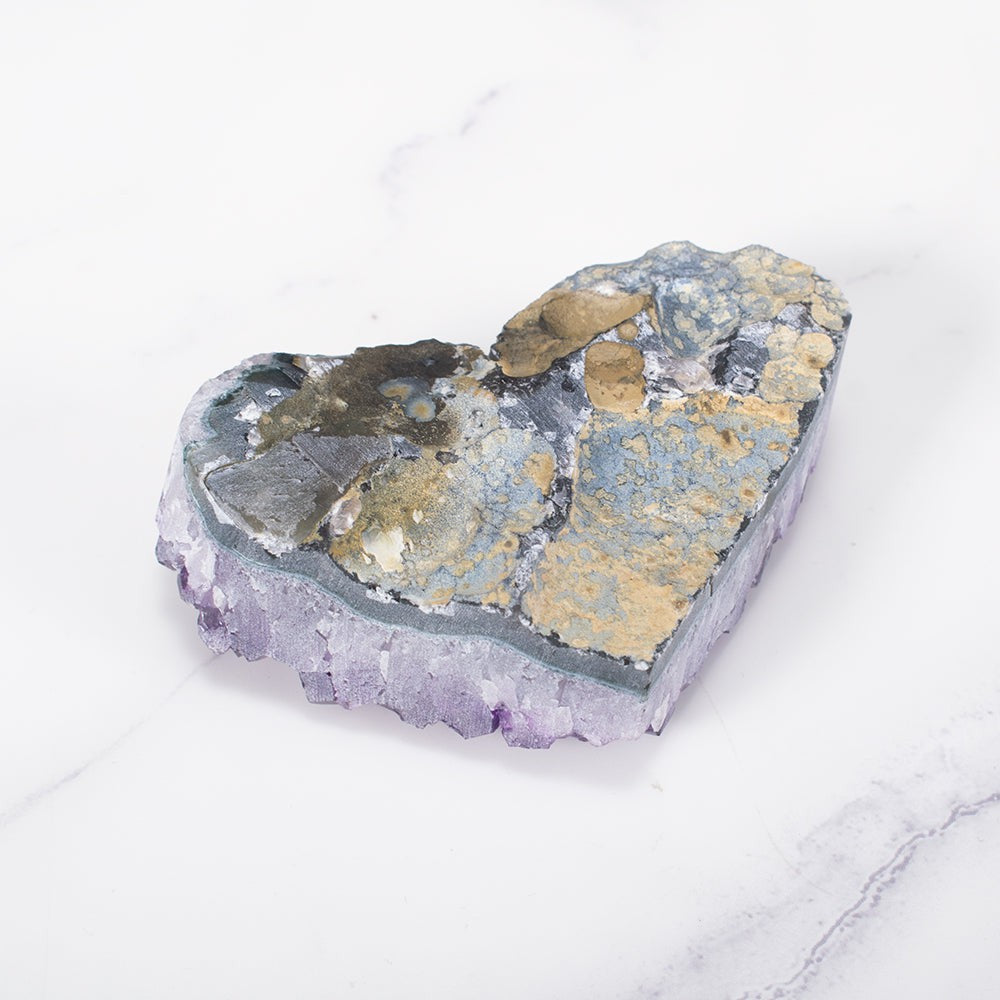 Skanto | Amethyst-Cluster-Herz