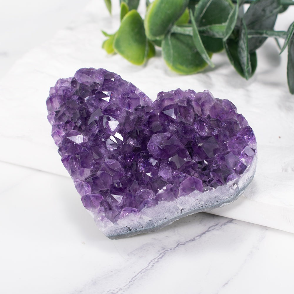 Skanto | Amethyst-Cluster-Herz