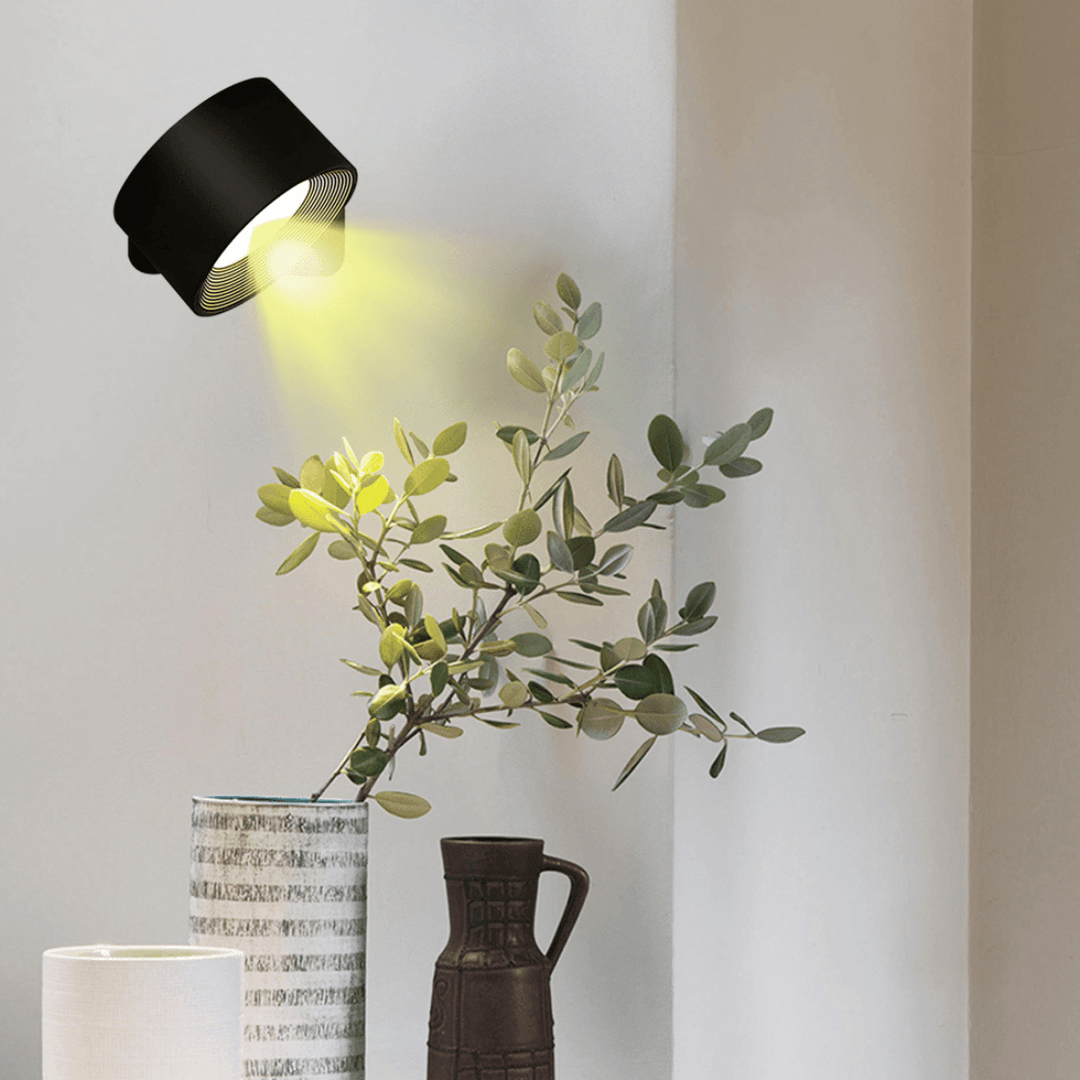 Skanto | 360° Kabellose wiederaufladbare Wandlampe | Vielseitige LED-Beleuchtungslösung