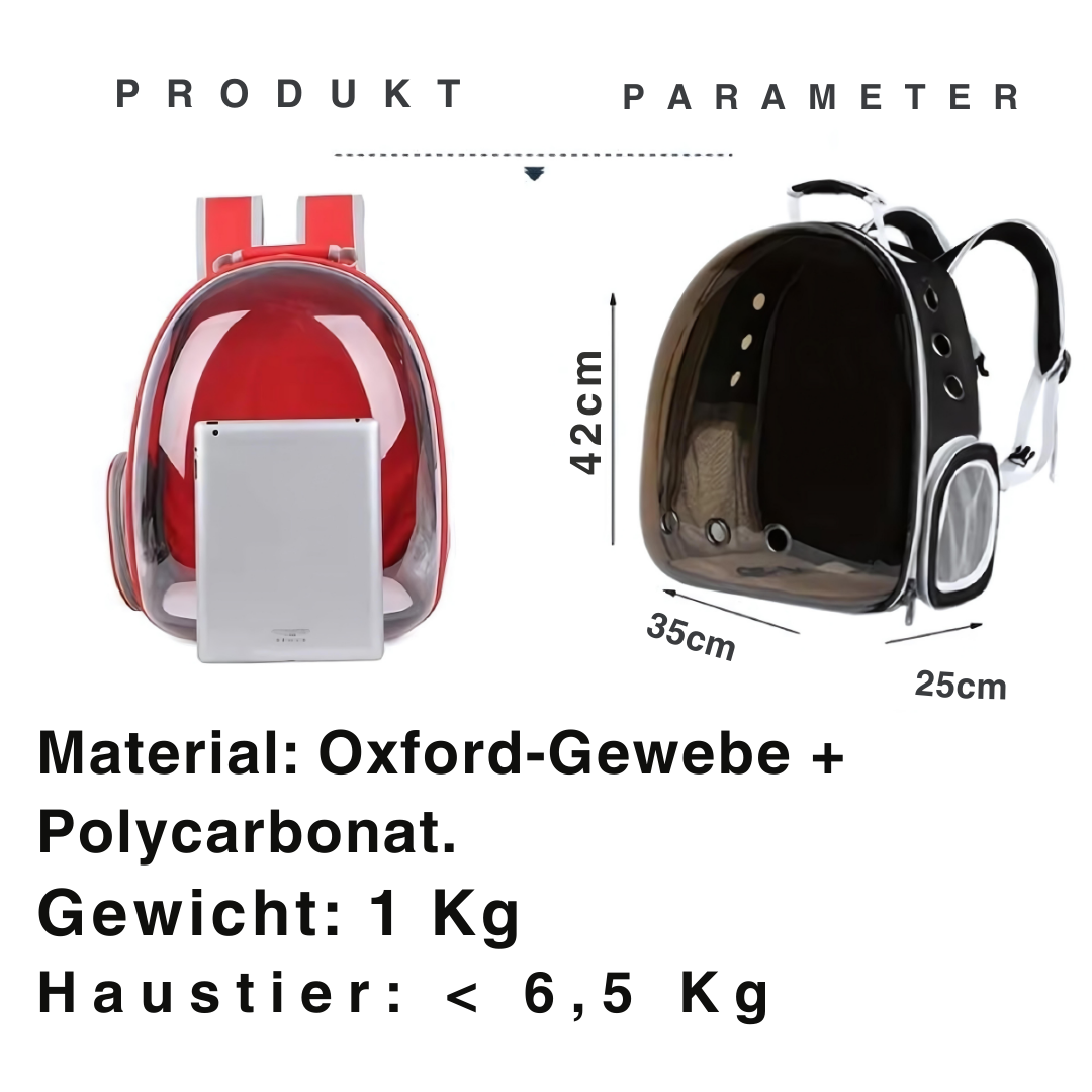 Skanto | Transportrucksack für Katzen – Dein Begleiter für jedes Abenteuer