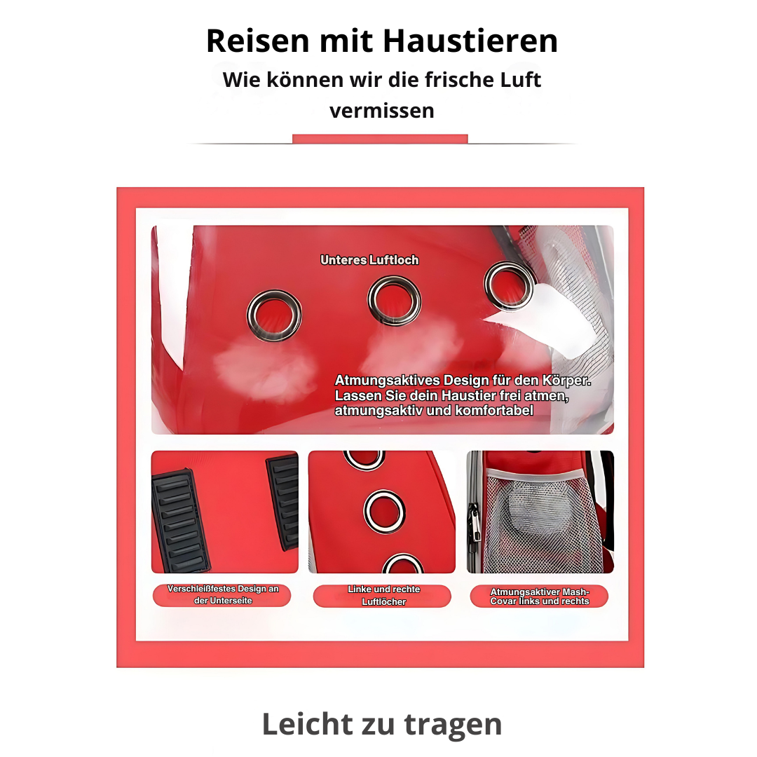 Skanto | Transportrucksack für Katzen – Dein Begleiter für jedes Abenteuer