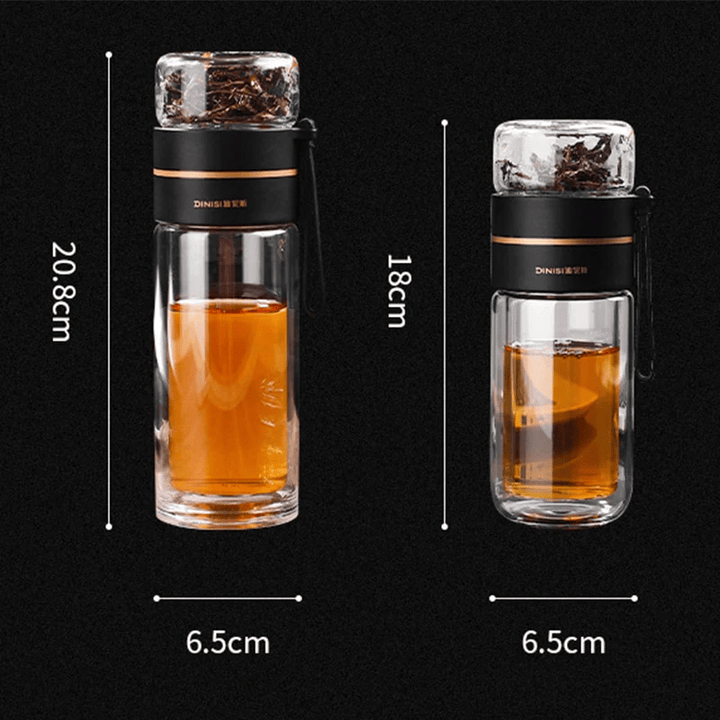 Skanto Infuser aus kristallklarem Glas