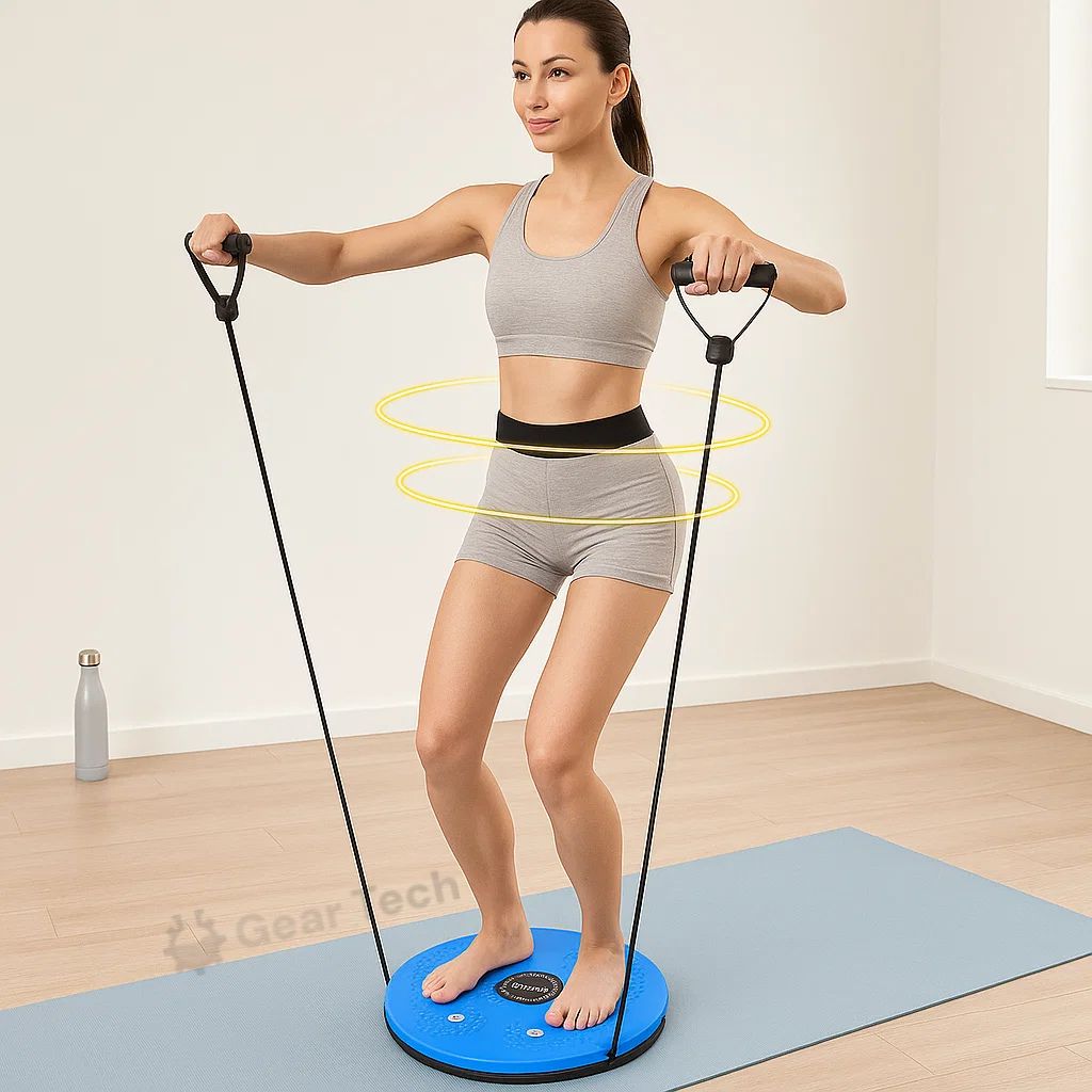 Skanto | Waist Whisper Twisting Disc Pro | Magnetisches Massage-Balance-Board für Rumpfmuskulatur & Taillentraining zu Hause