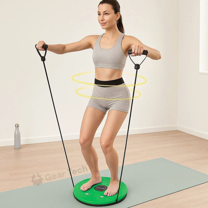 Skanto | Waist Whisper Twisting Disc Pro | Magnetisches Massage-Balance-Board für Rumpfmuskulatur & Taillentraining zu Hause