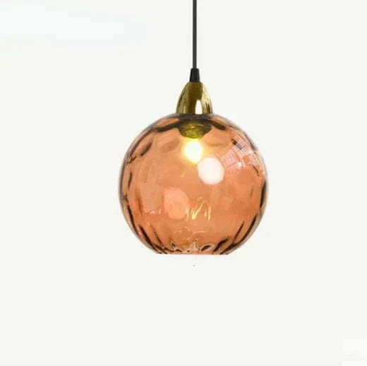 Skanto | Glasora Pendelleuchte - Transparente Glaskugel mit LED-Beleuchtung