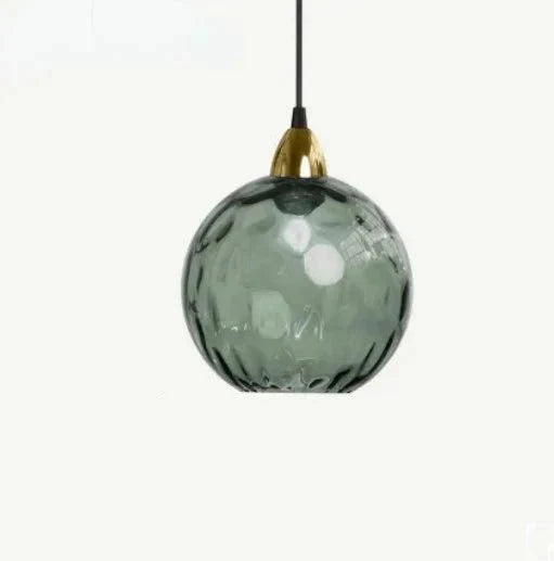 Skanto | Glasora Pendelleuchte - Transparente Glaskugel mit LED-Beleuchtung