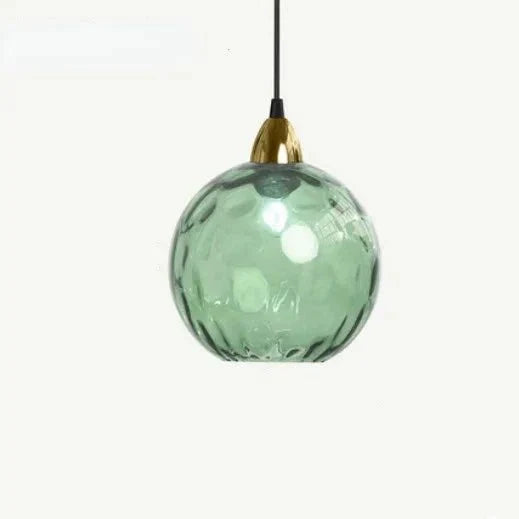 Skanto | Glasora Pendelleuchte - Transparente Glaskugel mit LED-Beleuchtung