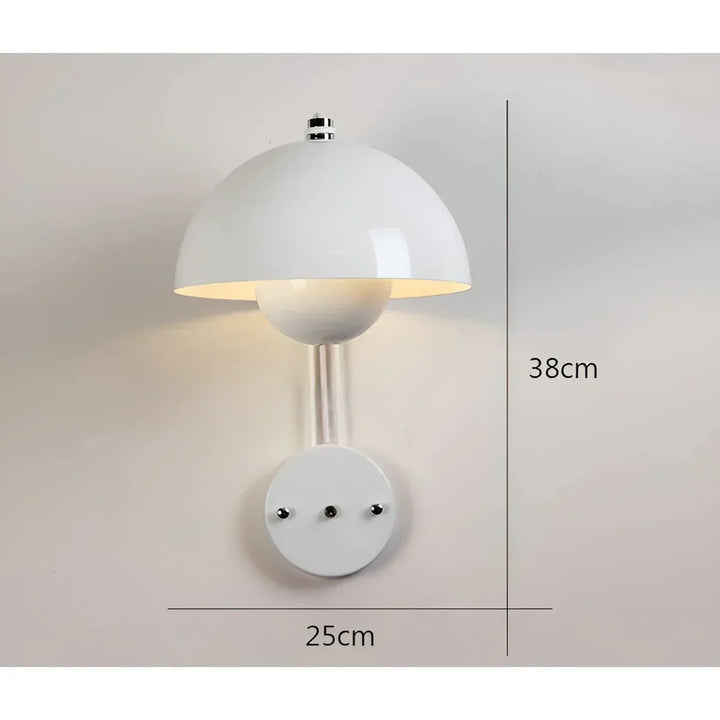 Skanto | BudLume - Pilzlampe Gemütliche skandinavische Wandlampe
