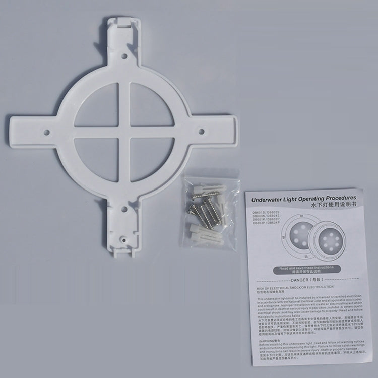 Skanto | 18x3W ABS Pool-Wandleuchte Unterwasserbeleuchtung (Weiß)
