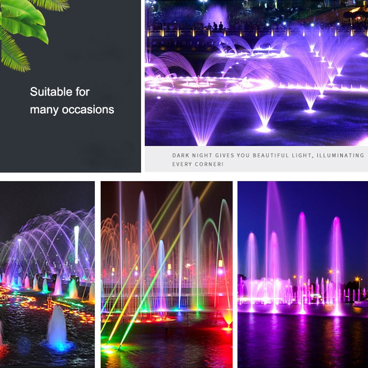 Skanto | 12W Landschafts-Farbwechsel-Ring-LED-Unterwasserstrahler aus Edelstahl (Bunt)